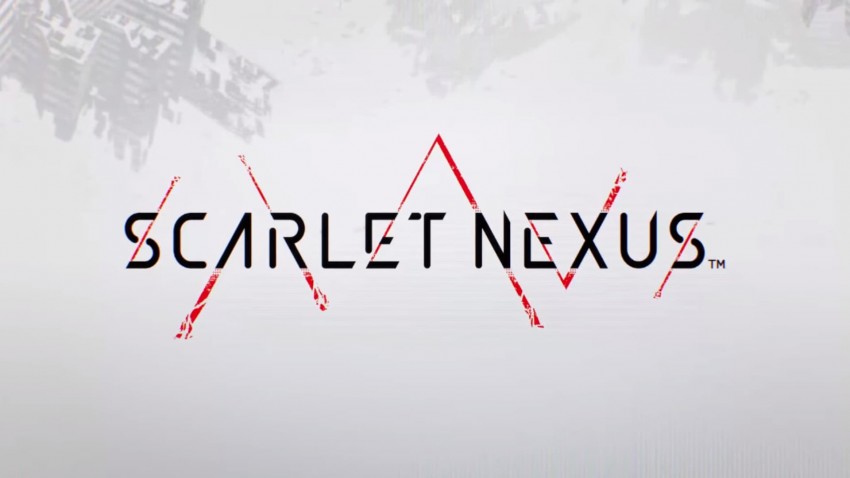 Scarlet Nexus Logo sfondo bianco