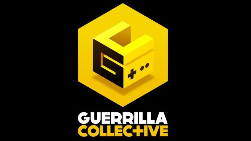 Guerrilla Collective logo sfondo nero