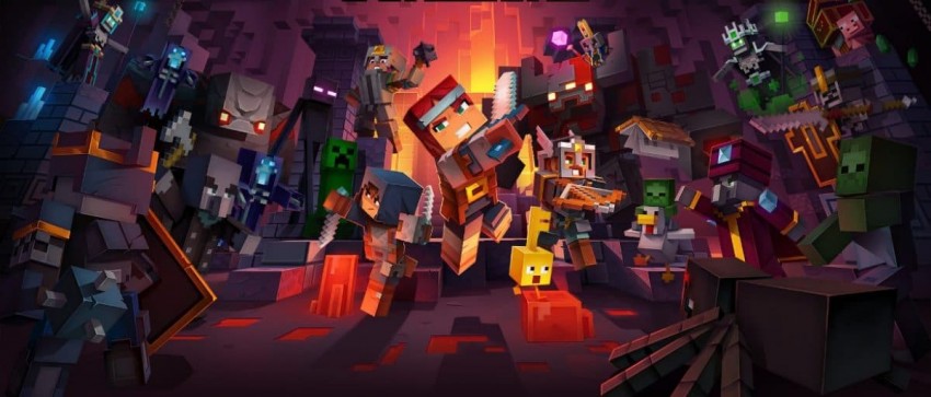 Minecraft Dungeons Cover Artwork