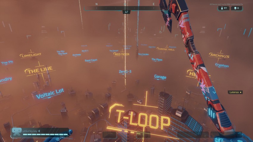 Hyper Scape Foschia Oscura mappa di gioco