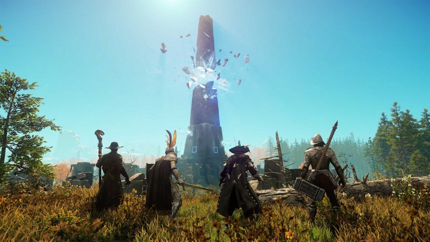 New World screenshot party e torre