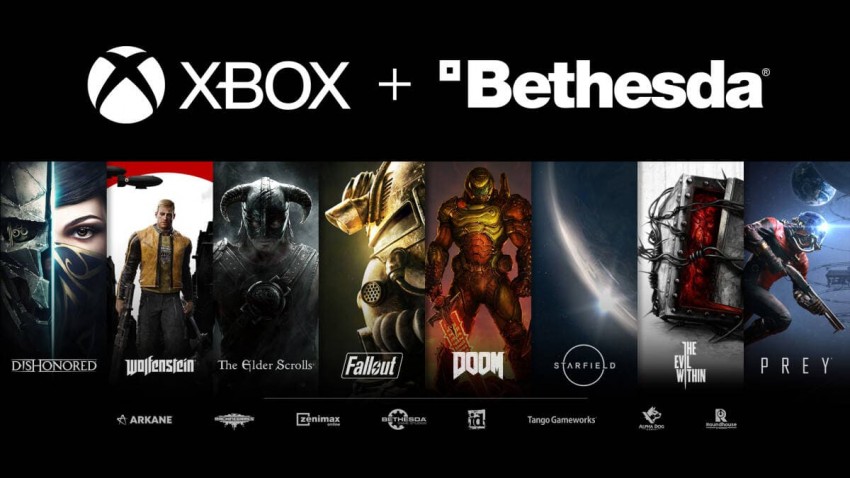 Xbox + bethesda immagine con giochi