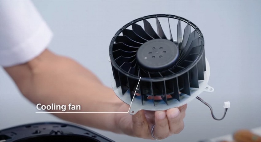 PS5 Teardown cooling fan
