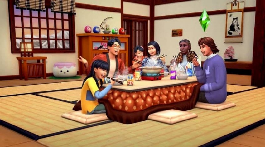 the Sims 4 arredi oasi innevata