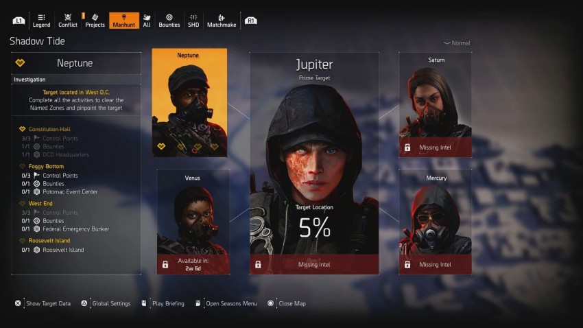 The Division 2 overview luogotenenti