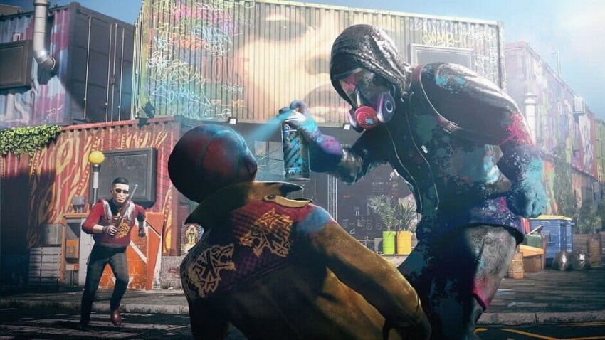 Watch Dogs Legion spray finish