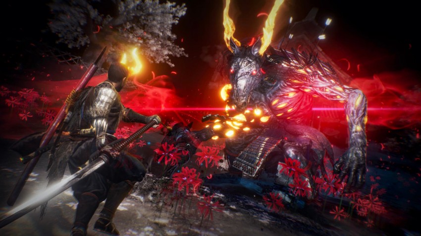 Nioh 2 screenshot in game read monster