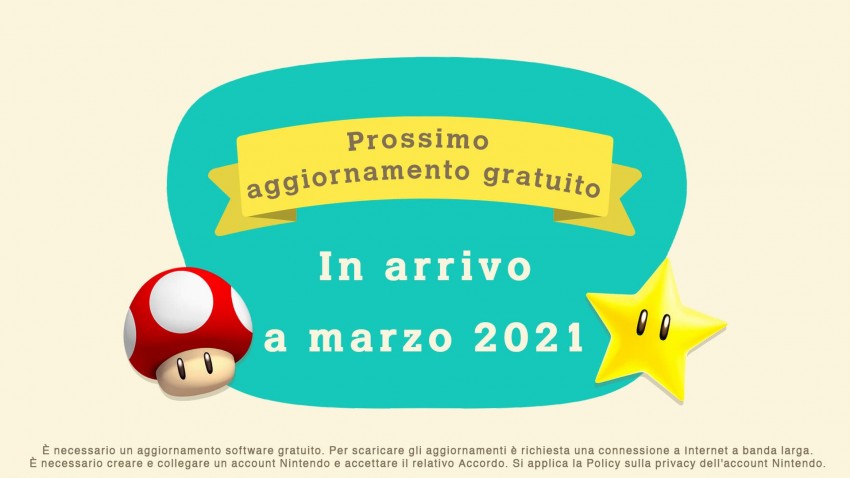Animal Crossing aggiornamento Mario