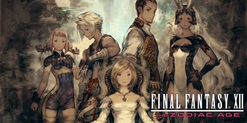 Final Fantasy XII The Zodiac Age Cover con titolo