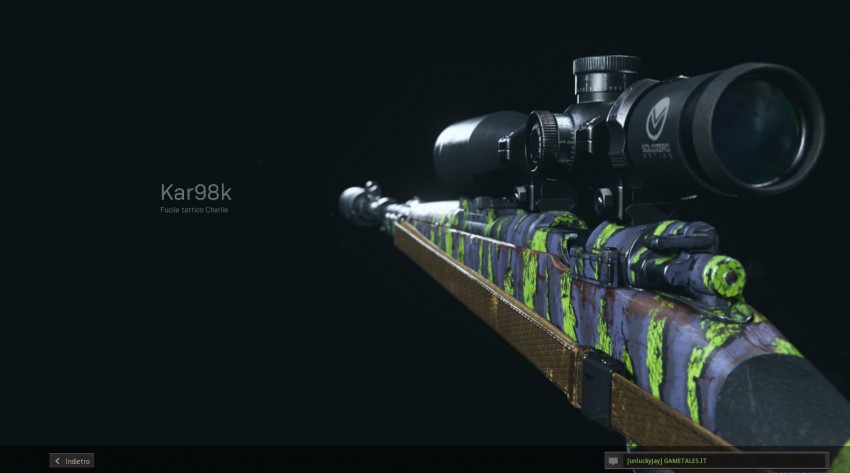 Call of Duty Warzone Build kar98k gmt monoblocco anteprima