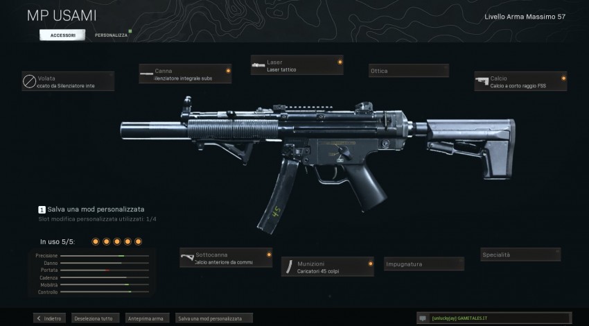 Warzone build MP5