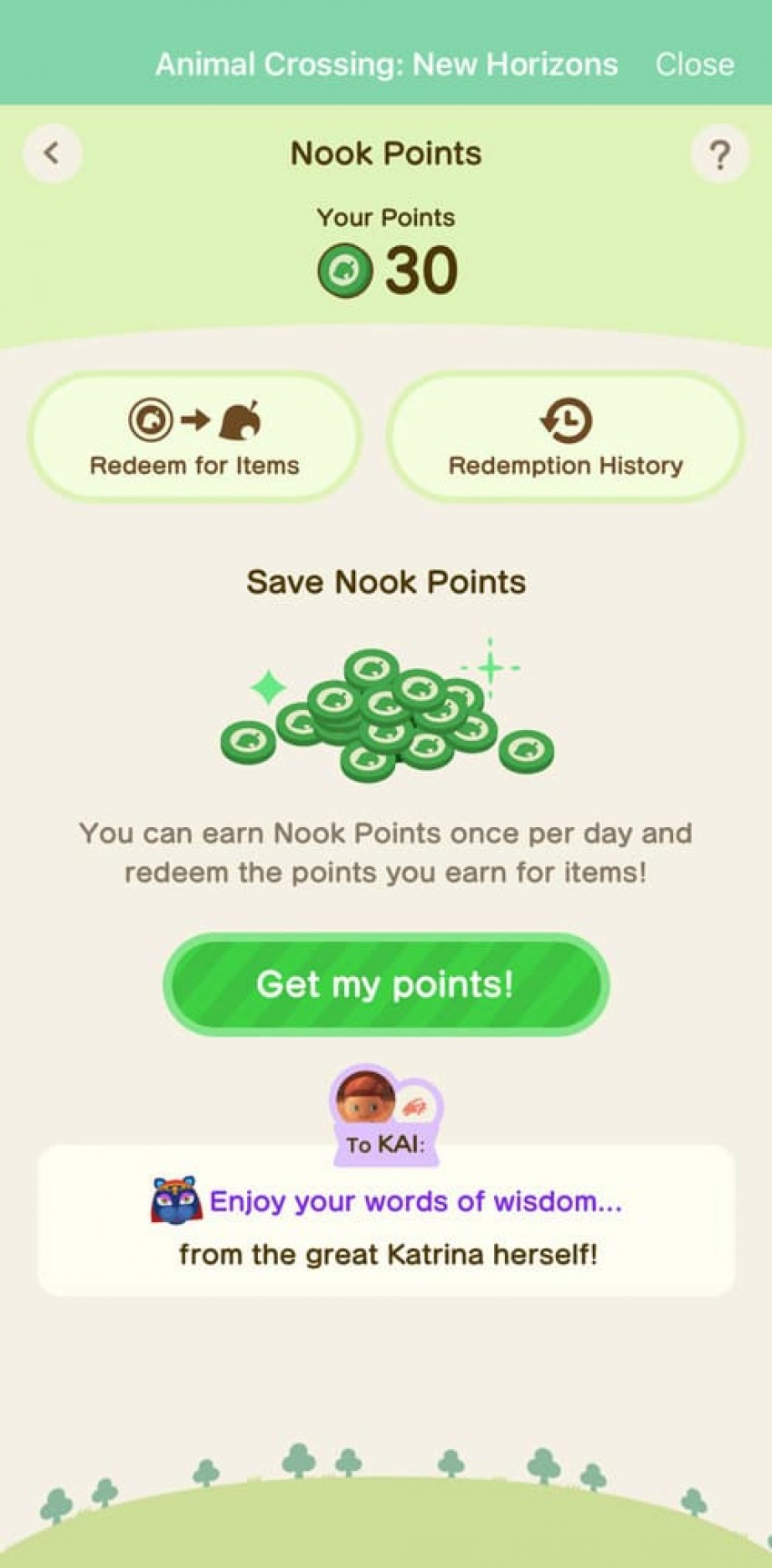 Acnh punti Nook