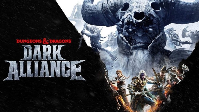 Dungeons and Dragons Dark Alliance Copertina con titolo