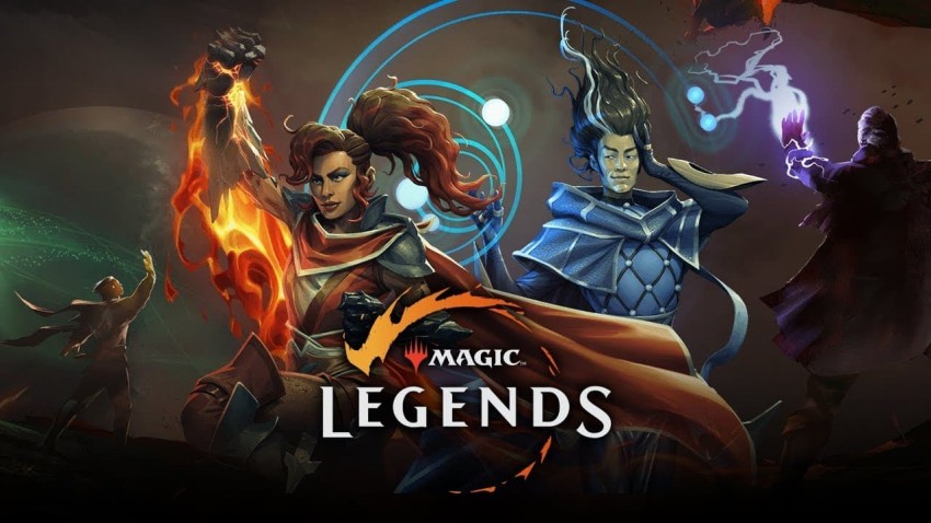 Magioc Legends artwork geomante e necromante con titolo