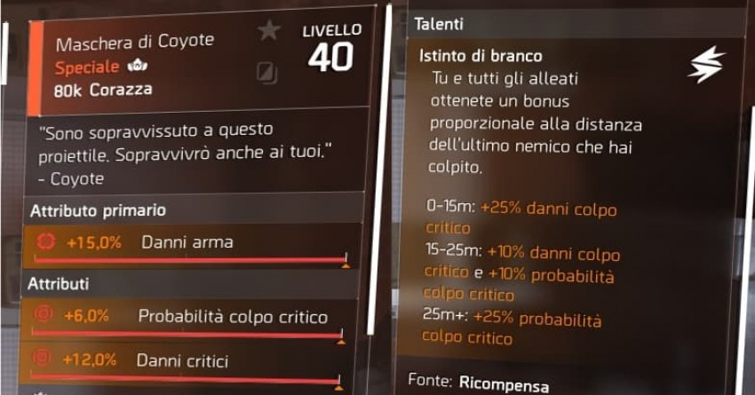 Build dps all in one the division 2 - esotiche