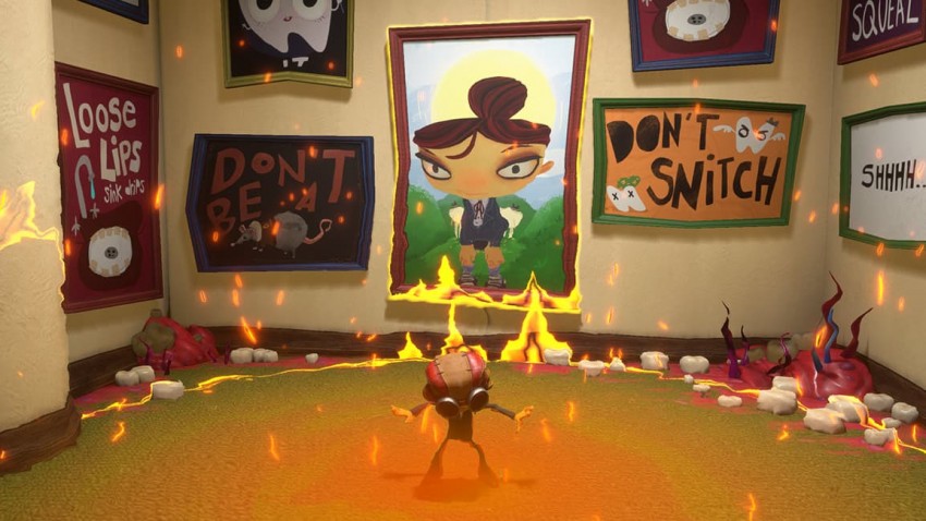 Psychonauts 2 museo a fuoco