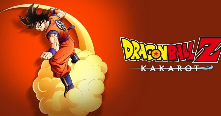 Dragon Ball Z Kakarot copertina con logo e Goku