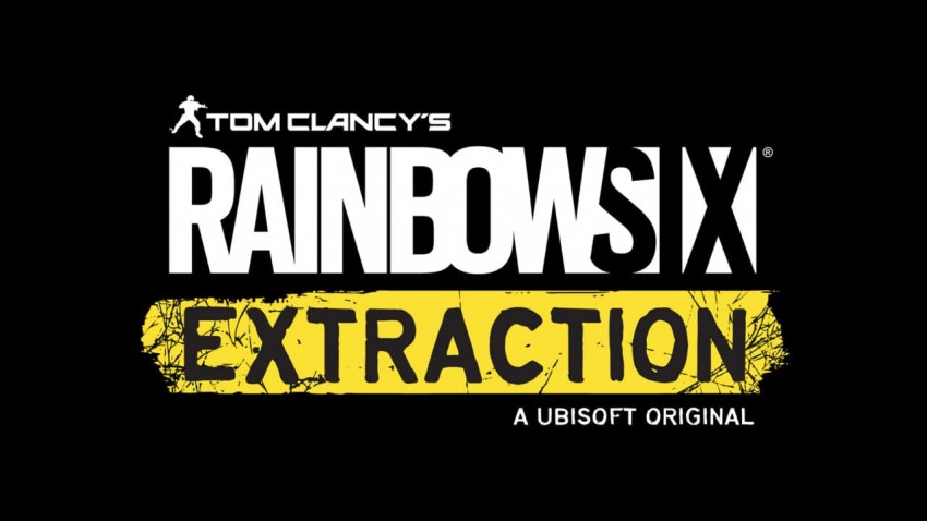 Rainbow Six Extraction Logo sfondo nero