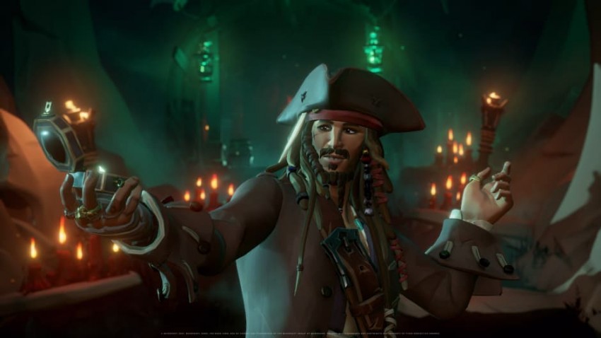 Jack Sparrow - sea of thieves a pirates life