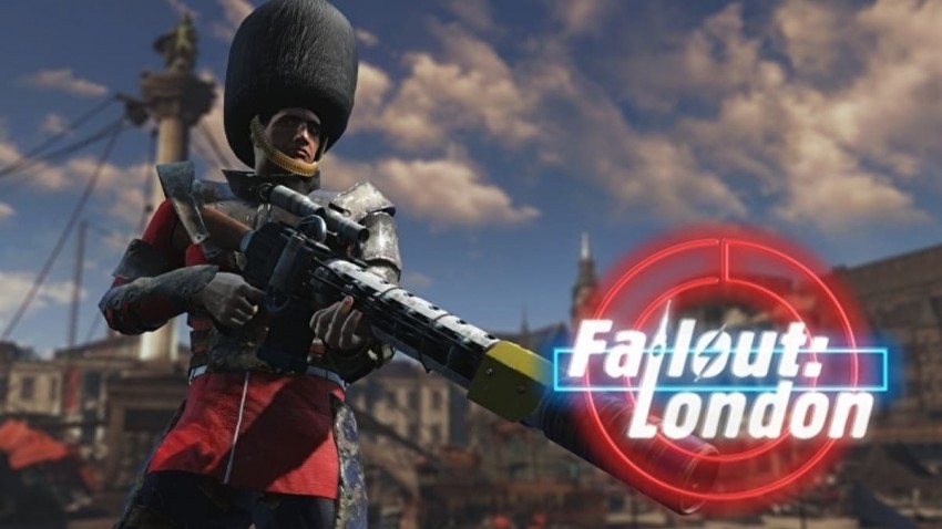 Fallout London guardia imperiale con logo
