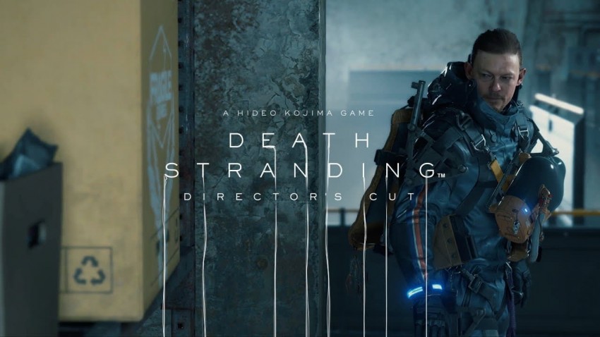 Death Stranding Director's Cut con logo e personaggio