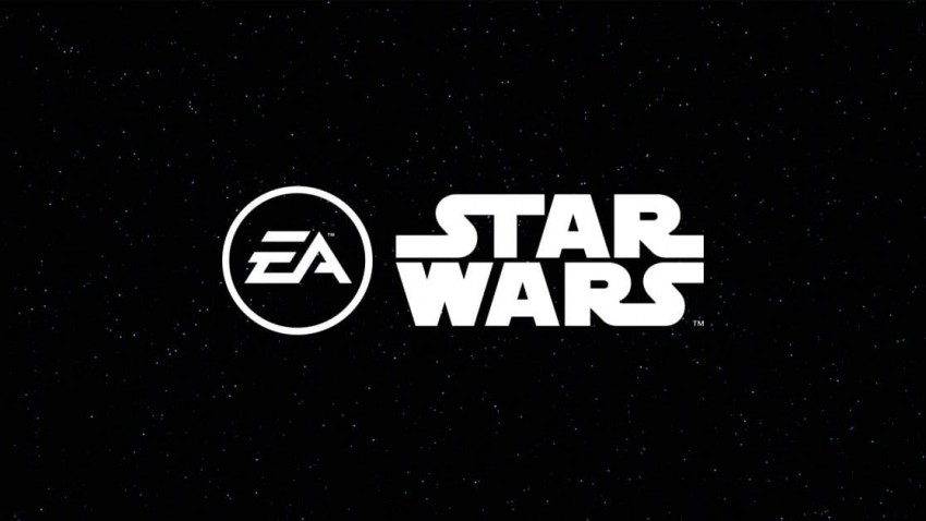 EA Star Wars logo sfondo stellato