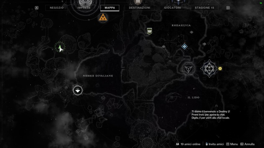 Destiny 2 Scettro di Ager mappa 1