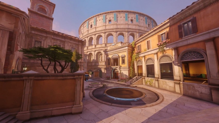 Overwatch 2 mappa roma panoramica