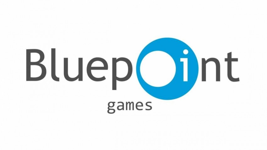 Bluepoint Games logo sfondo bianco