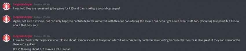 Bloodborne rumor discord 1