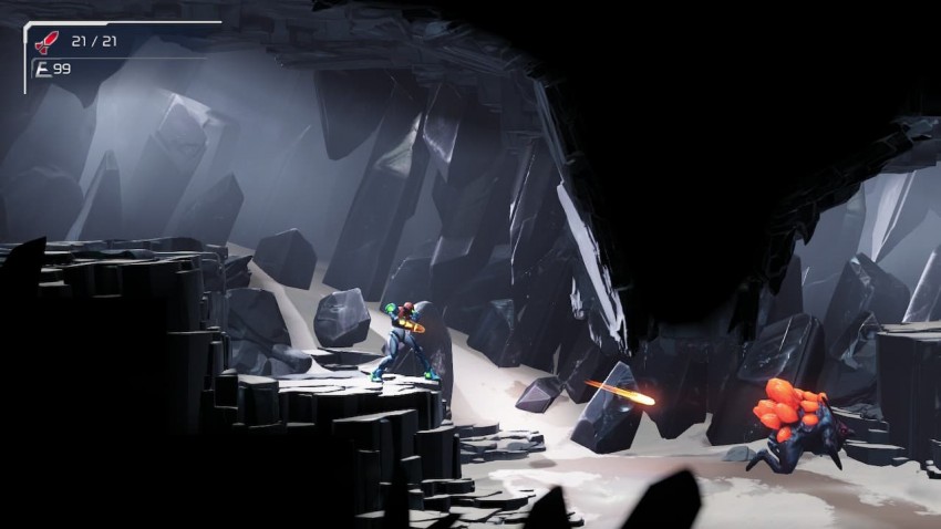 Metroid Dread Gameplay caverna