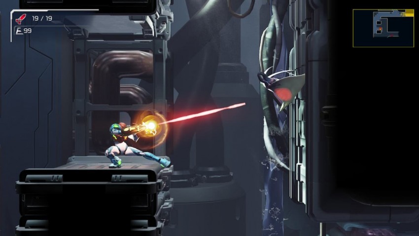 Metroid Dread gameplay screenshot