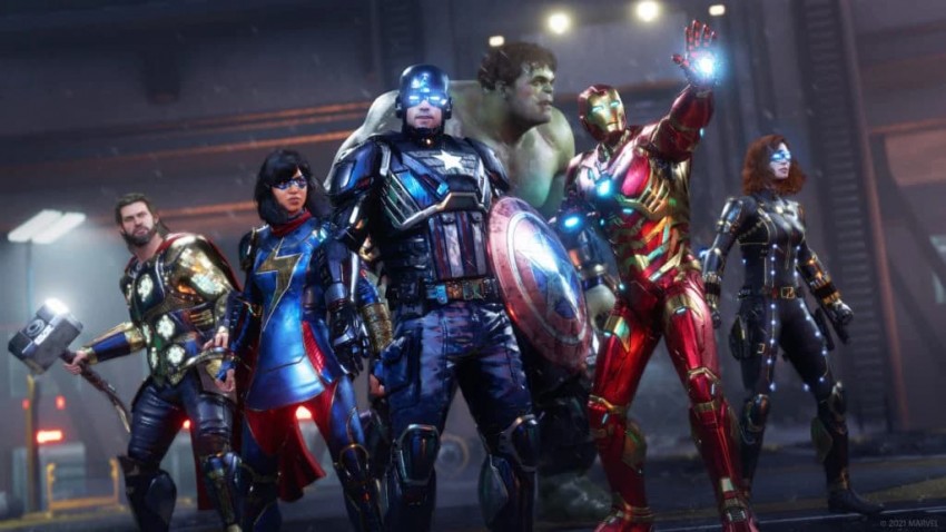 Marvel's Avengers full team artwork