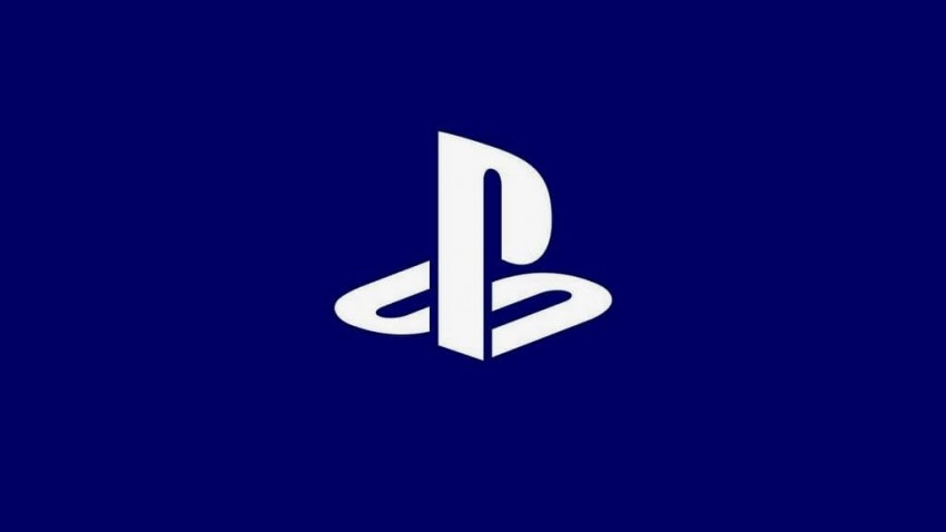 PlayStation Logo sfondo blu