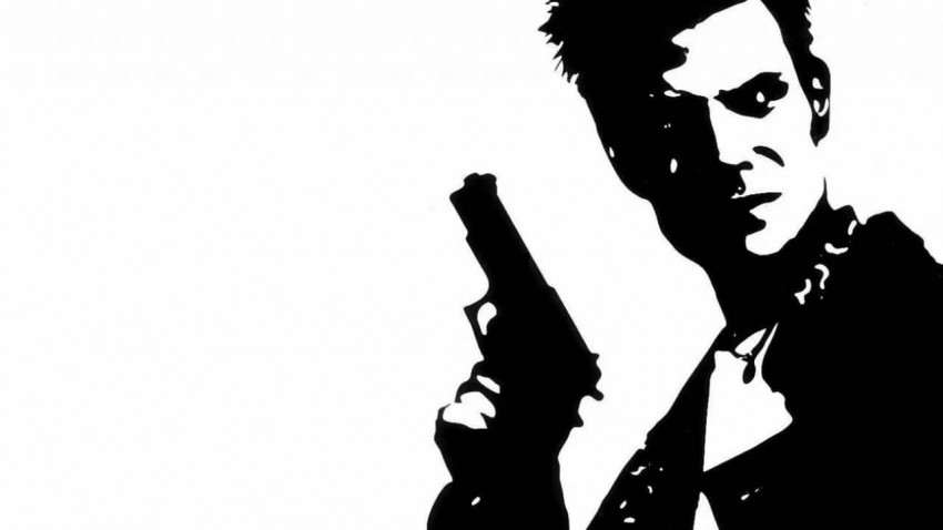 Max Payne sfondo bianco