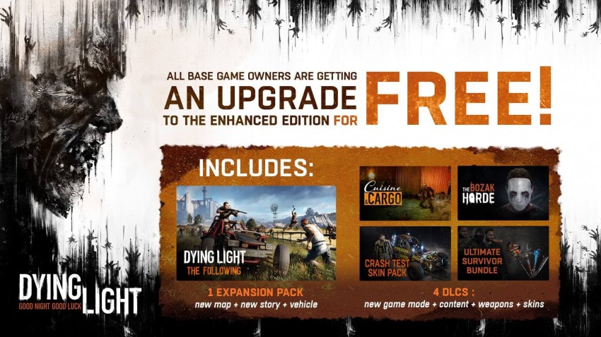 Dying Light Enhanced Edtition upgrade contents