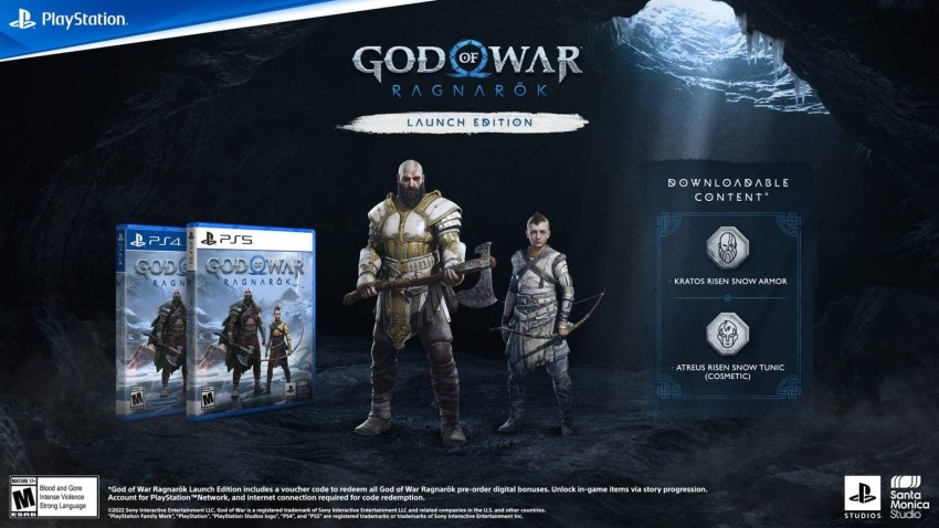 God of War Ragnarok launch edition contents