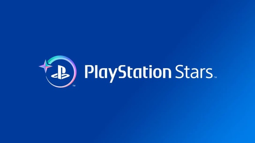 PlayStation Stars logo sfondo blu