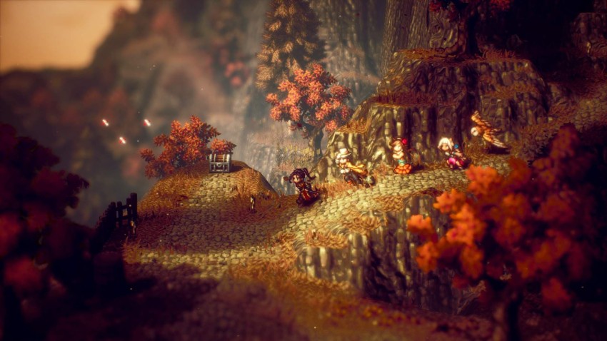 Octopath traveler screenshot party e chest