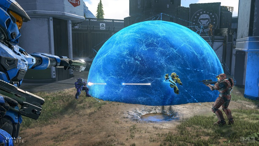 Halo Infinite artwork Echoes Within smoke gadget