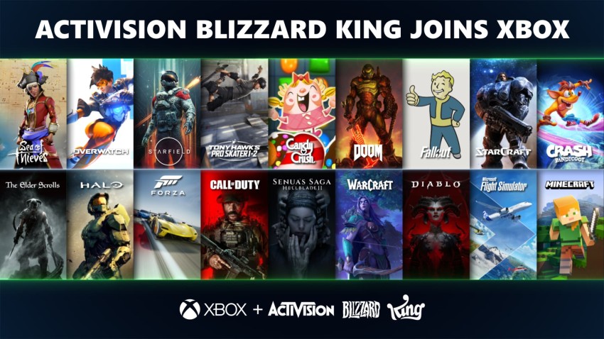 Xbox Activision Blizzard mosaico