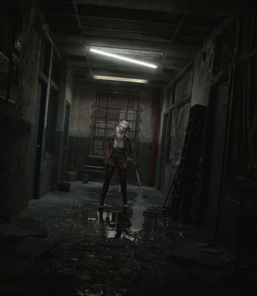 Silent Hill 2 remake infermiera corridoio