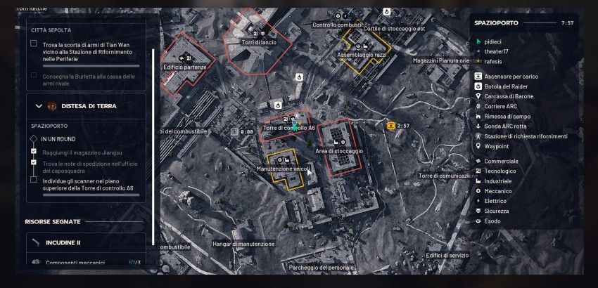 ARC Raiders Distesa a terra scanner mappa